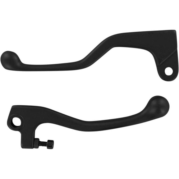 Parts Unlimited Shorty Style Power Black Lever Set (44-51075)