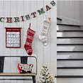 thumbnail image 5 of Red White Knitted Christmas Stockings 19 Inch - Decorative Holiday Socks for Mantel, Wall, Staircase, or Tree - Durable Festive Stockings for Candy, Gifts & Decor, 5 of 5