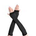 thumbnail image 4 of Advancent 1 par de guantes sin dedos para niña, cubierta de mano para tejer, color negro, gris oscuro Negro, Gris oscuro 5Conjunto, 4 of 6