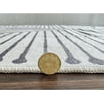 thumbnail image 5 of GLN Rugs Nysa - Contemporary, Machine Washable Area Rug - 4'x6' Black Beige Home Carpet, 5 of 7
