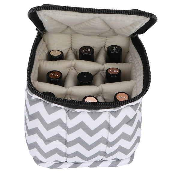 Organizador de Esmaltes de Uñas Jadeshay Bolsa de Almacenamiento 9 Compartimentos