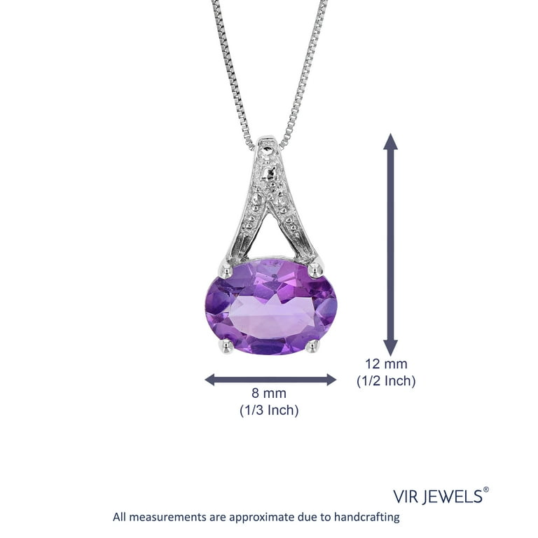 Walmart clearance amethyst necklace