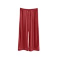 thumbnail image 4 of Bixock Women Pajamas Pants Loungewear Pants Capris Pants Solid Color Elastic Waist Wide Leg Loose Thin Textile Wearable Outside Indoor Homewear Sleepwear Trousers Women Clothings, 4 of 5