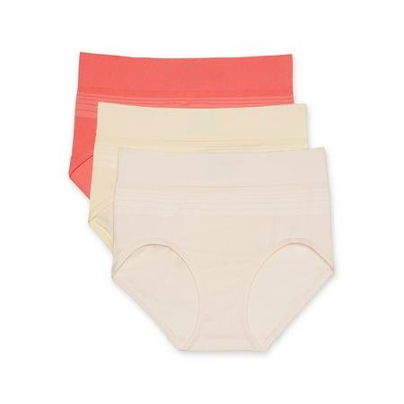 

Blissful Benefits by Warner s Women s No Muffin Top Seamless Brief 3-Pack