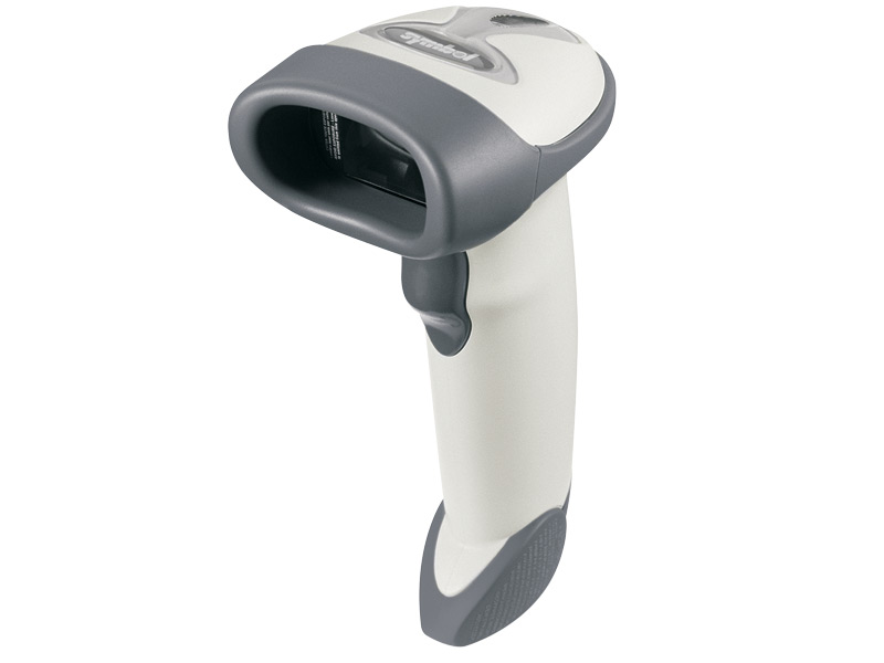 Zebra LS2208 General Purpose Handheld 1D Laser Barcode Scanner, White