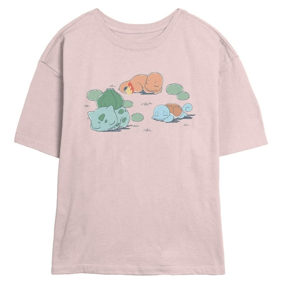 Junior's Pokemon Cute Sleepy Trio Graphic T-Shirt