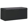thumbnail image 3 of vidaXL Patio Storage Box with Seat Cushion Anthracite 92.5 gal PP, 3 of 19