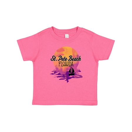

Inktastic St. Pete Beach Florida Sunset Gift Baby Girl T-Shirt