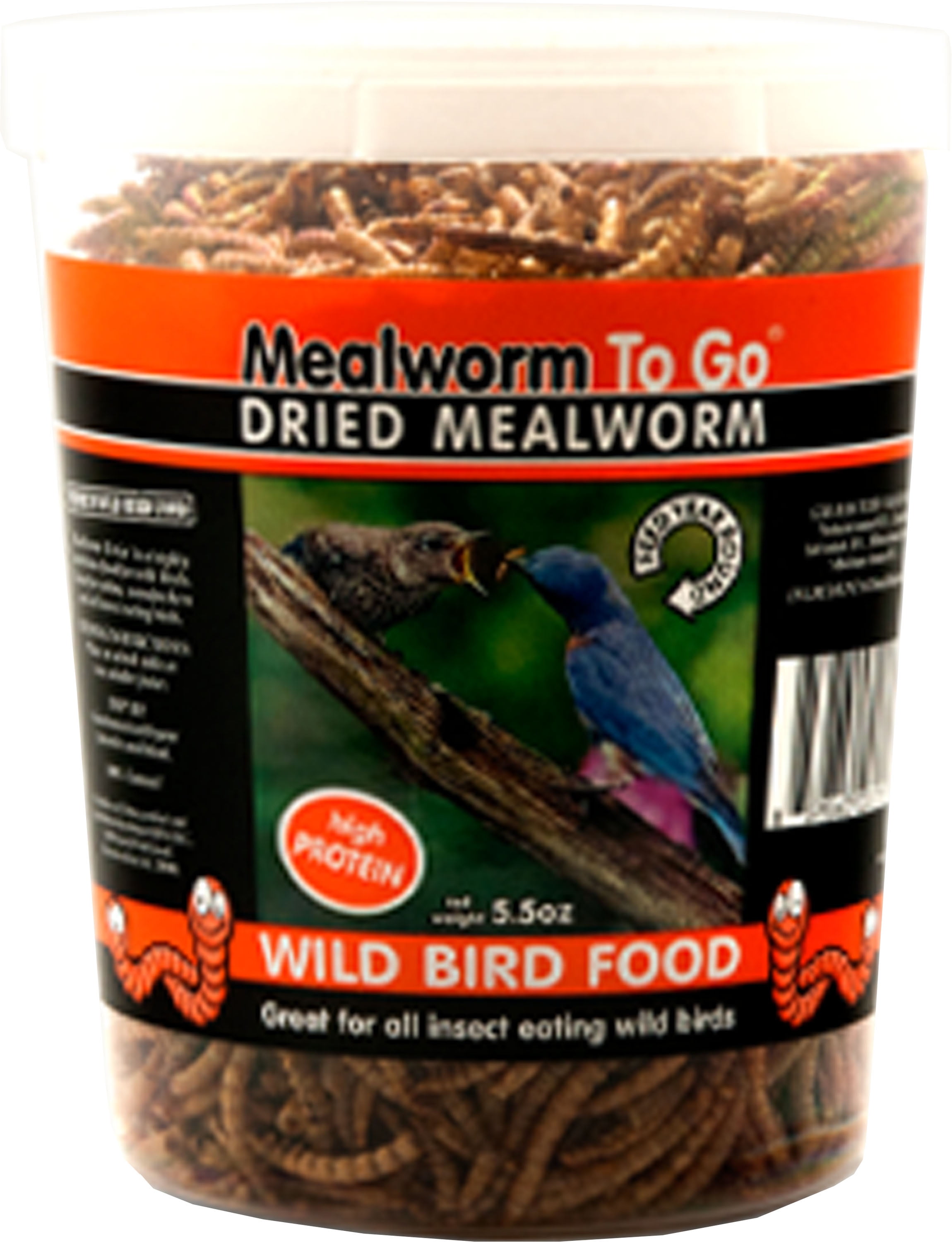 DRIED MEALWORM TO GO TUB 5.5OZ