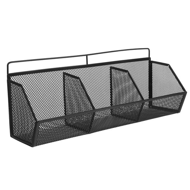unbranded 1Jgo Organizador Multifuncional De Metal Para Pared Ideal Para Cocina Y En Negro