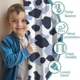thumbnail image 3 of Blackout Kids Curtains,Blue and Dark Blue Leopard Pattern Childrens Insulated Curtains Set Of 2,Bedroom Essentials,Toddler Room Decor 42"x63", 3 of 5