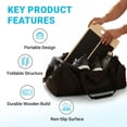 thumbnail image 4 of Uwaomah Slant Board for Calf Stretching – Adjustable Wooden Calf Stretch Board, Calf Stretcher & Squat Wedge, 4 of 8