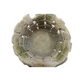 thumbnail image 2 of HANDMADE CLAY BASKET MOSSED STONE POT 6.5", 2 of 4