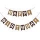 thumbnail image 1 of Banner de cumpleaños Woizoeiy Happy Birthday Brown para niño/niña, 1 of 7