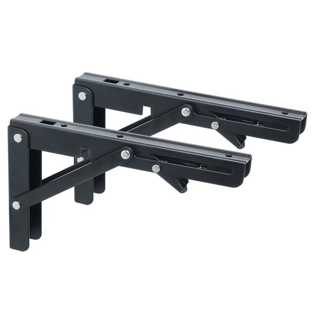 Folding Shelf Bracket Heavy Duty Foldable Shelf Support Wall Mounted