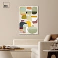 thumbnail image 3 of Aliason Canvas Midcentury Abstract Wall Art by Art Remedy, Silver Frame, 36" x 54", 3 of 7
