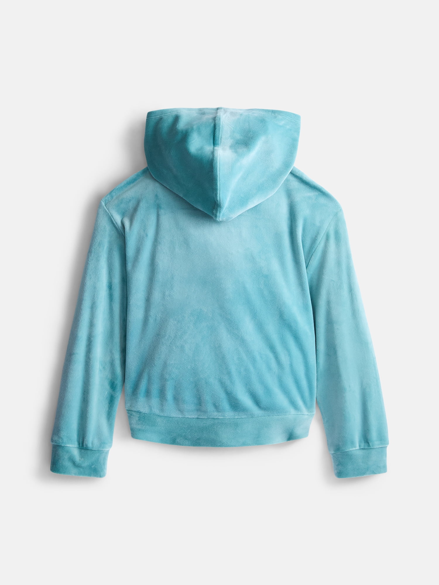 Wonder Nation Girls Velour Hoodie, Sizes 4-18 & Plus