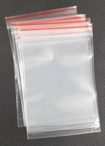 100 9x12 Clear Zip and Lock Plastic Zipper Poly Locking Reclosable Bags 2 MiL 
