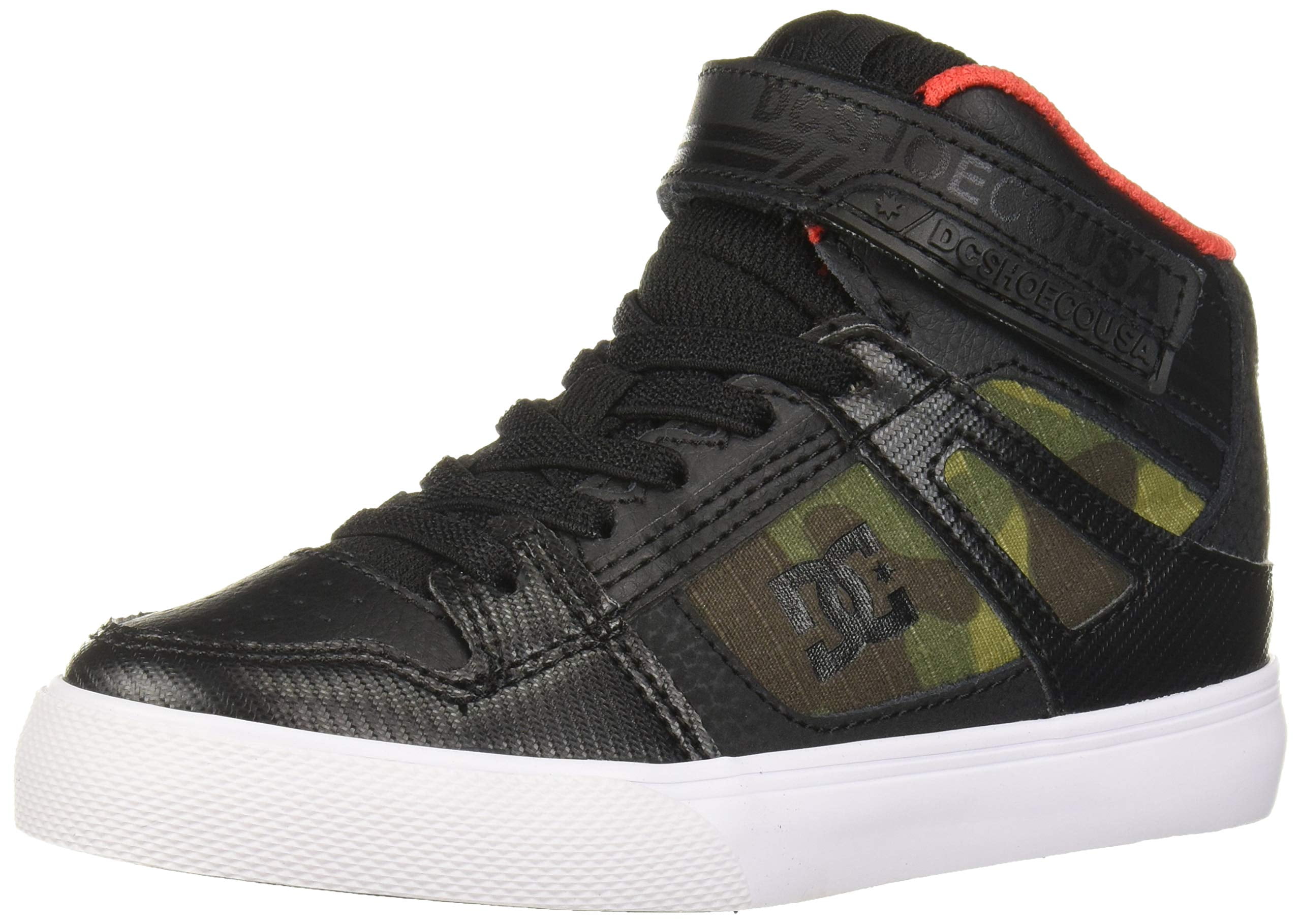 DC Boys' Pure HIGH-TOP TX SE EV Skate Shoe DC Boys' Pure HIGH-TOP TX SE EV Skate Shoe