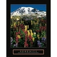 thumbnail image 2 of Frontline 15x18 Gold Ornate Wood Framed with Double Matting Museum Art Print Titled - Mount Rainier, 2 of 4