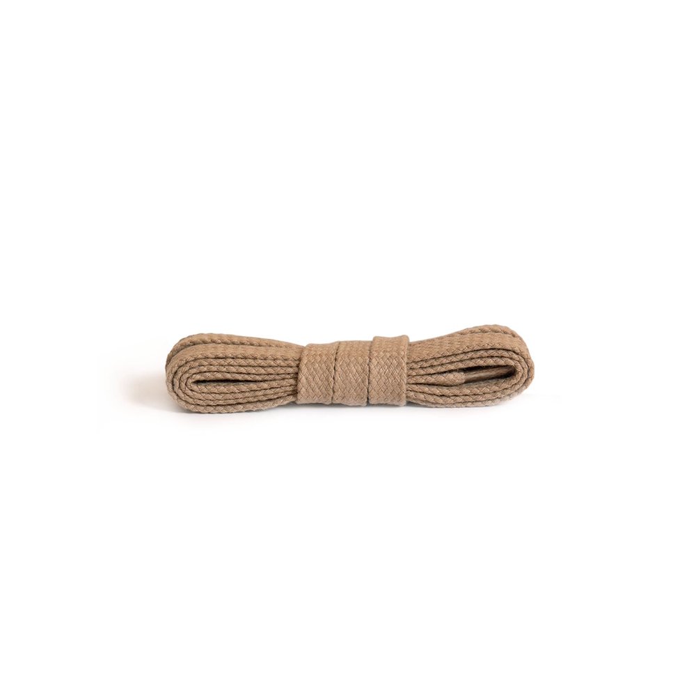 flat tan shoe laces