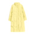 thumbnail image 1 of Gibobby Chamarra larga mujer, Chamarra de invierno plegable brillante para mujer, ultraligera, de plumón largo, chamarra con cierre completa(Amarillo,G), 1 of 3