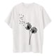 thumbnail image 2 of Camisetas de Manga Corta para las Mujeres Impreso Cuello Redondo Suelto Camiseta, Casual Cuatro Estaciones Blusa para el Hogar, 2 of 3