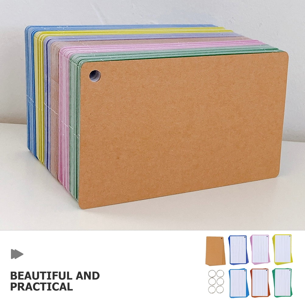 OFFIGAM 6Pcs Lined Notepad Set for Office Noting and Classroom Study Flashcards Included