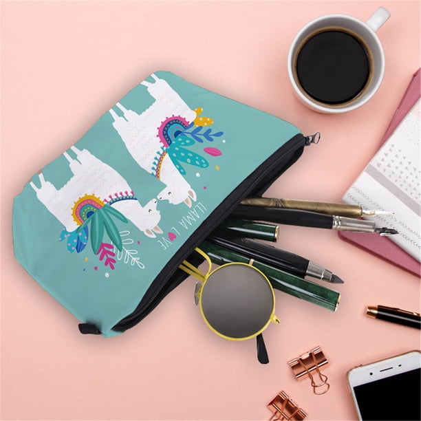 Bolsa de maquillaje, bolsa de cosméticos, bolsa de maquillaje grande para mujeres Bolsa de cosméticos para mujeres, NIUTA Adorables y espaciosas bolsas de maquillaje Bolsa de viaje para mujeres paquet