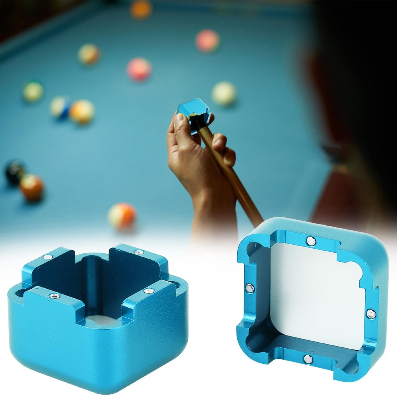 Portable Magnetic Stainless Steel Chalk Holder Clip For Snooker/Billard Pool JE 