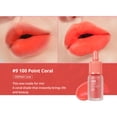 thumbnail image 2 of [ PERIPERA ] Ink Airy Velvet Lip Tint #009 100point Coral 4g (0.14 oz), 2 of 5