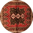 thumbnail image 1 of Ahgly Company Indoor Round Persian Orange Traditional Area Rugs, 5' Round, 1 of 1