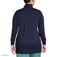 thumbnail image 2 of Lands' End Women's Plus Size Long Sleeve Open Long Cardigan Sweater, 2 of 3
