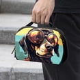 thumbnail image 2 of Dog Hard Drive and Cord Storage Organizer PC Case, Waterproof Oxford Cloth Electronic Organizer Travel Case, Outdoor Small Storage Box, 5.9x9.44x3.14 in., 2 of 6