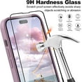 thumbnail image 6 of Compatible with MagSafe iPhone 14 Pro  Case, [9H Screen Protector] [Camera Protective] [Soft Microfiber Lining] Liquid Silicone Shockproof Case for iPhone 14 Pro - Lavander Purple, 6 of 15