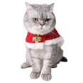 thumbnail image 1 of Ropa de moda para mascotas, capa, adornos navideños, regalo de Navidad, conjuntos de adornos navideños para mascotas, adornos navideños blancos, disfraz pequeño, abrigo., 1 of 6