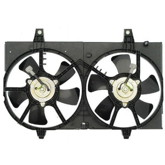 Auxiliary Fan Assembly - Compatible with 2002 - 2003 Nissan Maxima 3.5L V6
