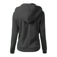 thumbnail image 3 of PFRNLF Womens Fuzzy Sherpa Hoodie Sweatshirts Winter Warm Loose Cozy Long Sleeve Hooded Pullover, 3 of 8