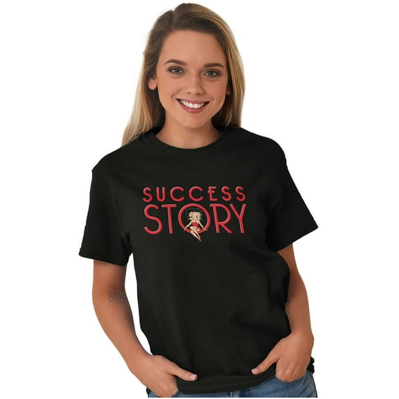 Betty Boop Success Story Self Made Women's Graphic T Shirt Tees Brisco Brands S