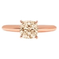 thumbnail image 7 of Solitaire Engagement Ring for Women - 2.5ct Natural Morganite in 14K Rose Gold Promise Ring, 7 of 7