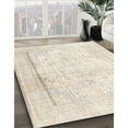 thumbnail image 2 of Ahgly Company Indoor Square Traditional Gold Persian Area Rugs, 4' Square, 2 of 6