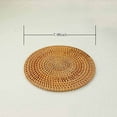 thumbnail image 2 of 8 Pcs Rattan Trivets for Hot Dishes-Insulated Hot Pads, Pot Holder for Table,Heat Mats for Kitchen, 2 of 10