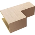 thumbnail image 6 of 8"W x 24"D x 16"H Classic Chapel Hill Rough Cedar Woodgrain TimberThane Corbel, Primed Tan, 6 of 6