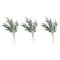 thumbnail image 4 of Eucalyptus Artificial Leaf Stems Fake Plant Leaves Decor Greenery Stem Branch Faux Picks Boxwood Wedding Pick Branches, 4 of 8