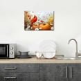 thumbnail image 4 of HFDF Ocean Canvas Wall Art Sea Turtle Artwork Pictures Prints Painting Coastal Decor Nautical Beach for Bathroom Bedroom Living Room Home House Decorations Teal Themed Largein 16x12inch Framed, 4 of 6
