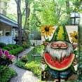 thumbnail image 4 of ONETECH Gnome Watermelon Bee Garden Flag 12x18in Decorations Burlap Yard Flag White, 4 of 6