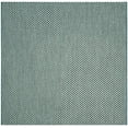 thumbnail image 2 of SAFAVIEH Courtyard Blair Geometric Indoor/Outdoor Area Rug, 5'3" x 5'3" Square, Turquoise/Light Grey, 2 of 7