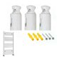 thumbnail image 2 of 3pcs Heated Radiators Brackets Replacement Towel Rail Radiator Brackets Heated Wall Fixing Mounting Accessories, 2 of 5