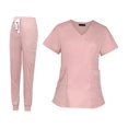 thumbnail image 1 of Uniformes de Trabajo Yuyangstore Traje de enfermera Lavar a máquina Suave y transpirable Resistente al encogimiento Rosa, 1 of 8