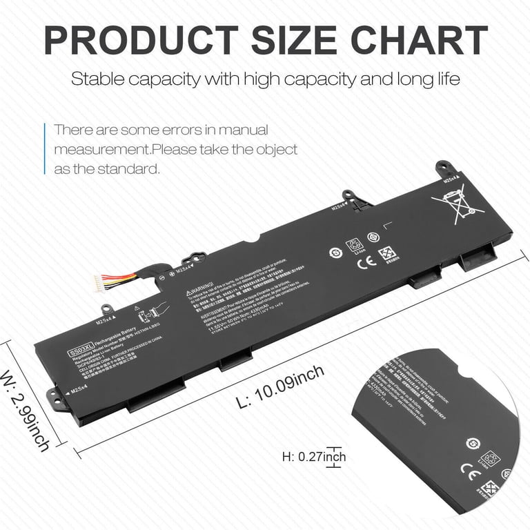 BATTERIE COMPATIBLE POUR HP ELITEBOOK 840 G6 11.4 V 4100 mAh